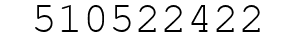 Number 510522422.