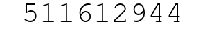 Number 511612944.