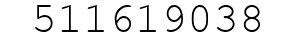 Number 511619038.