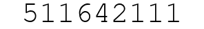 Number 511642111.