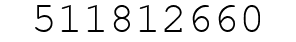 Number 511812660.