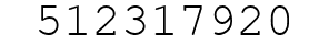 Number 512317920.