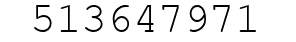 Number 513647971.