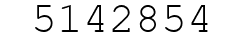 Number 5142854.