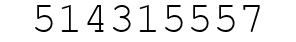 Number 514315557.