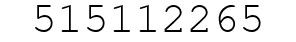 Number 515112265.