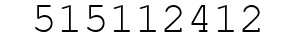Number 515112412.