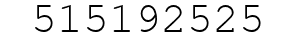 Number 515192525.