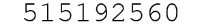 Number 515192560.