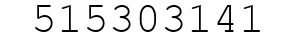 Number 515303141.