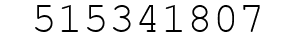 Number 515341807.