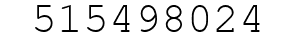 Number 515498024.