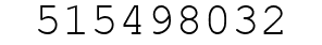 Number 515498032.