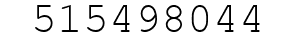 Number 515498044.