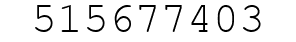 Number 515677403.