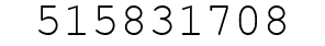 Number 515831708.