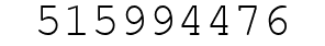 Number 515994476.