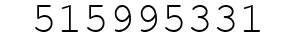 Number 515995331.