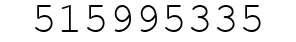 Number 515995335.