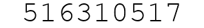 Number 516310517.