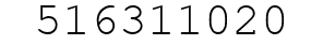 Number 516311020.