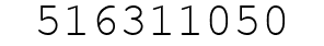 Number 516311050.