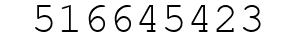 Number 516645423.