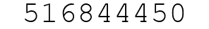 Number 516844450.