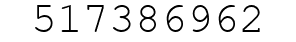 Number 517386962.