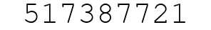 Number 517387721.