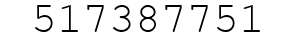 Number 517387751.