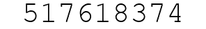 Number 517618374.