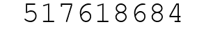 Number 517618684.