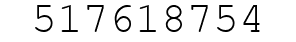 Number 517618754.