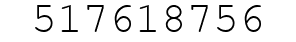 Number 517618756.