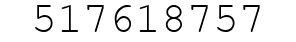Number 517618757.