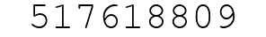 Number 517618809.