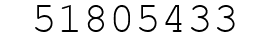 Number 51805433.