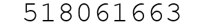 Number 518061663.