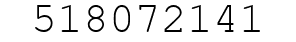 Number 518072141.