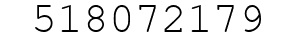 Number 518072179.