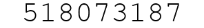 Number 518073187.