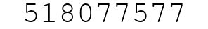 Number 518077577.