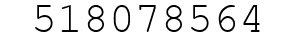 Number 518078564.