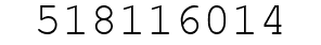 Number 518116014.