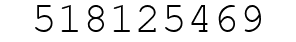 Number 518125469.
