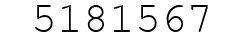 Number 5181567.