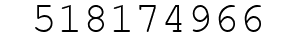 Number 518174966.