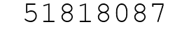 Number 51818087.