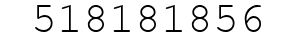 Number 518181856.